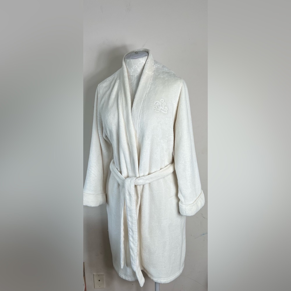 Ralph Lauren off white robe XL - Picture 3 of 10